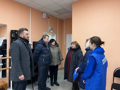 Актив «Единой России» провел мониторинг ремонта в детской школе искусств городского округа Жуковский