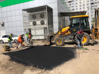 В Лобне продолжаются работы по благоустройству