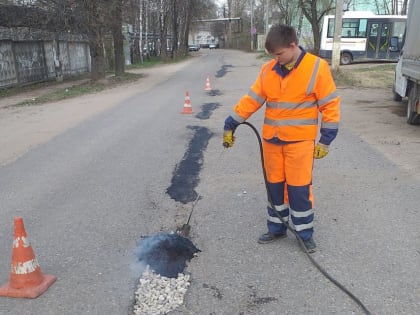 В Рузском округе ямочный ремонт выполнен на 96%