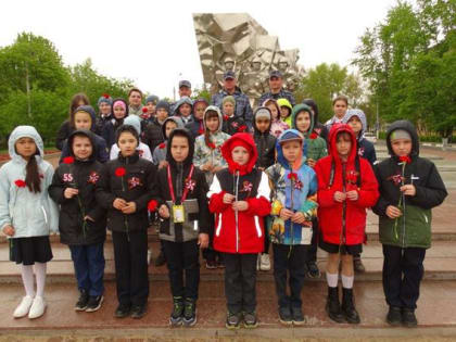 Сотрудники Подольского ОВО приняли участие в акции «Поклонимся»