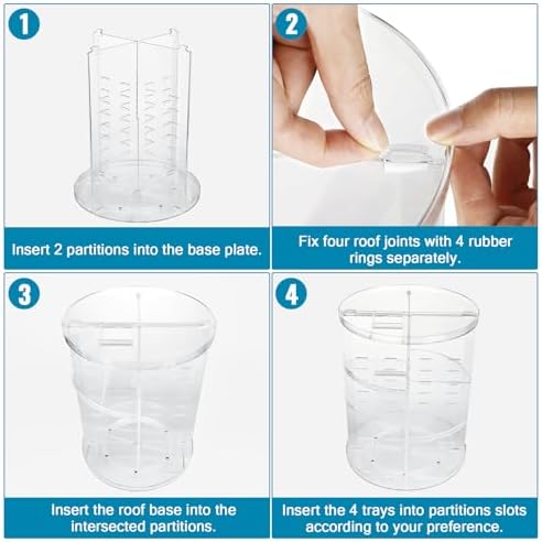 Vue 5 de Mkitnvy Organisateur De Maquillage