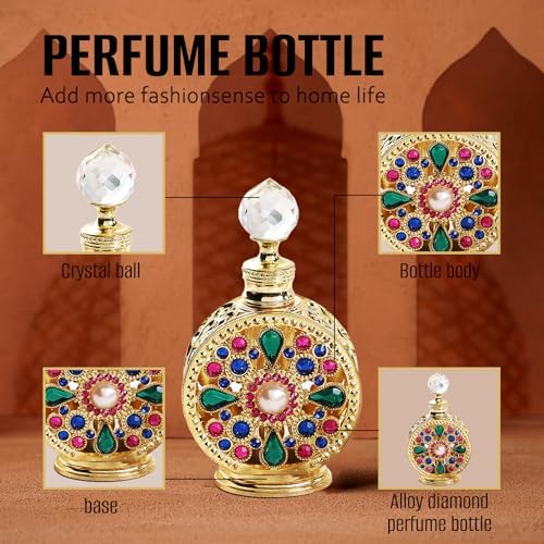 Vue 4 de Roseflower Flacon De Parfum