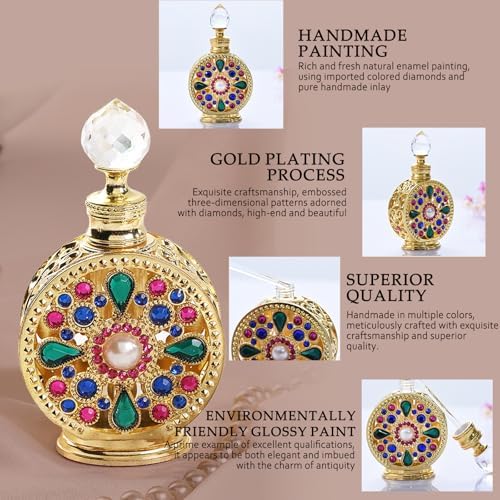 Vue 5 de Roseflower Flacon De Parfum