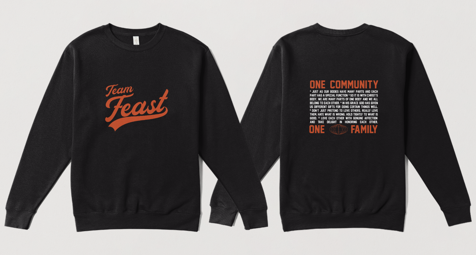 Team FEAST: ONE COMMUNITY (Sweatshirt) photo 1