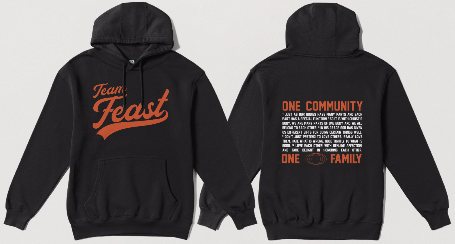 Team FEAST: ONE COMMUNITY (hoodie) photo 1
