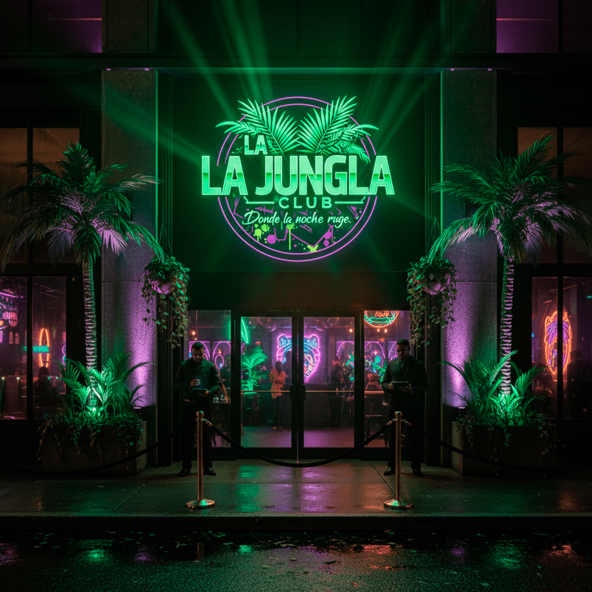 La Jungla Club — Diseño de fachada