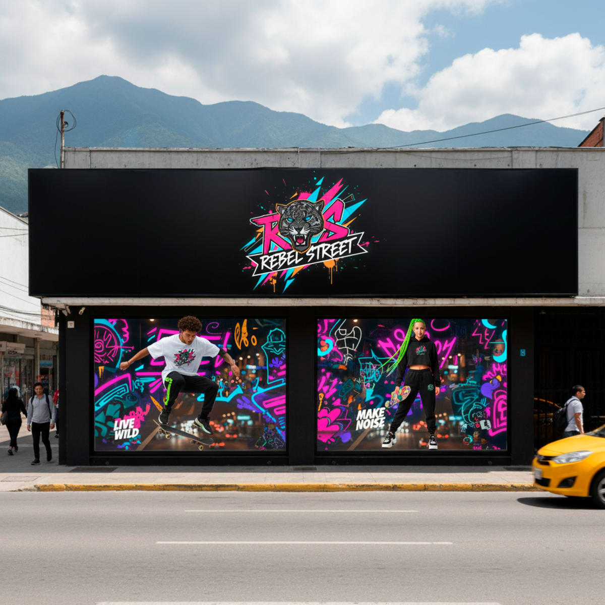 Rebel Street — Fachada
