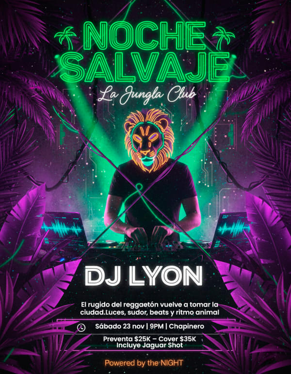 La Jungla Club — Flyer de evento 1