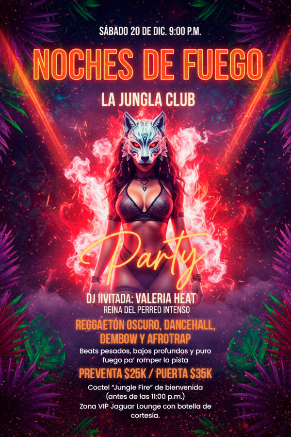 La Jungla Club — Flyer de evento 3