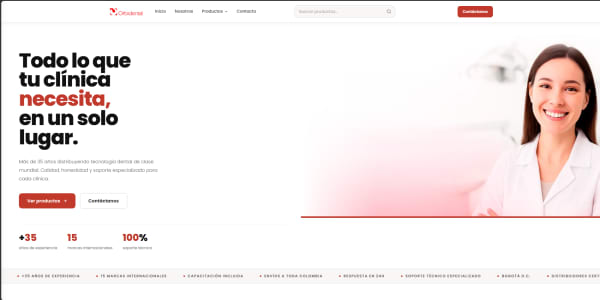 Orbidental — rediseño UX/UI y web
