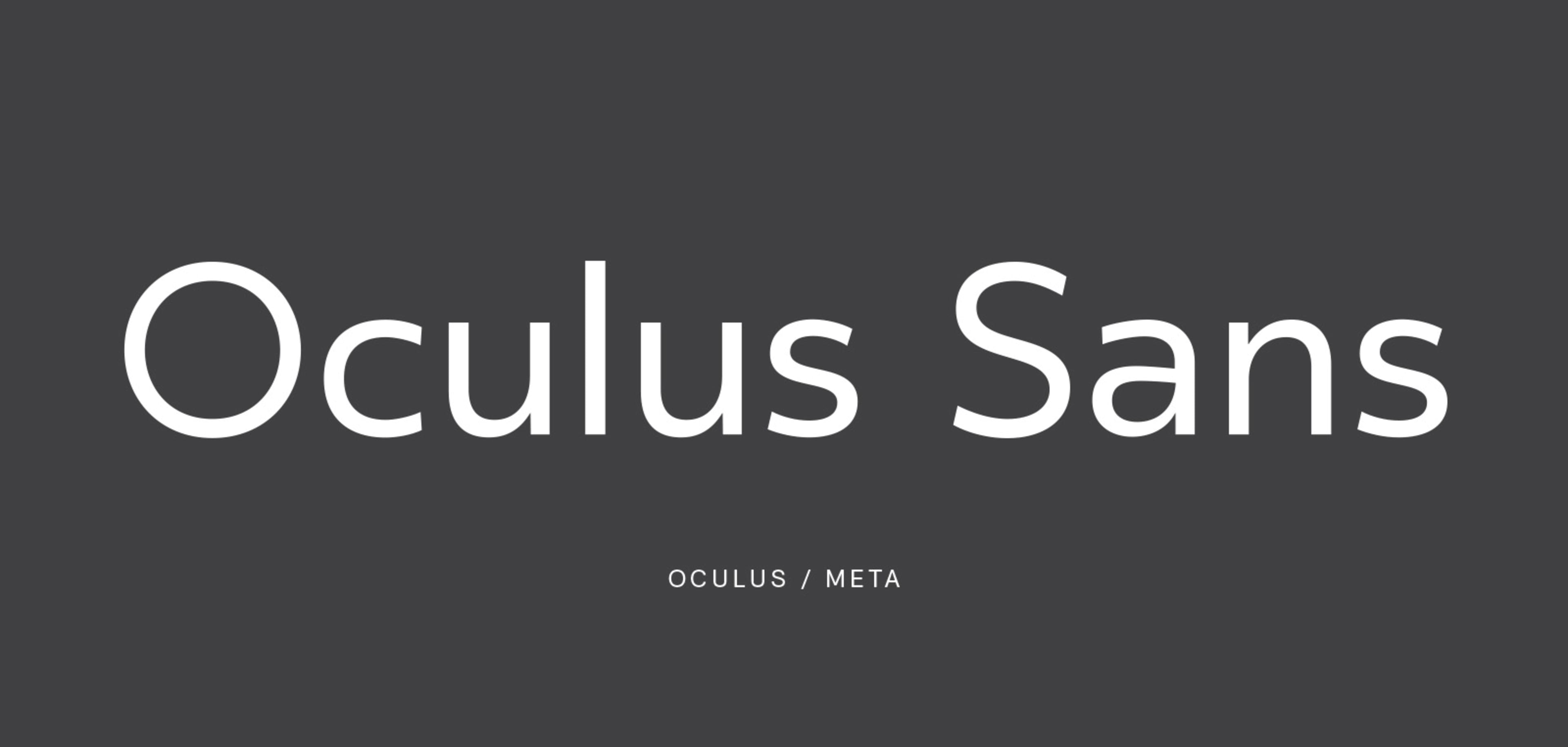 Oculus Sans image