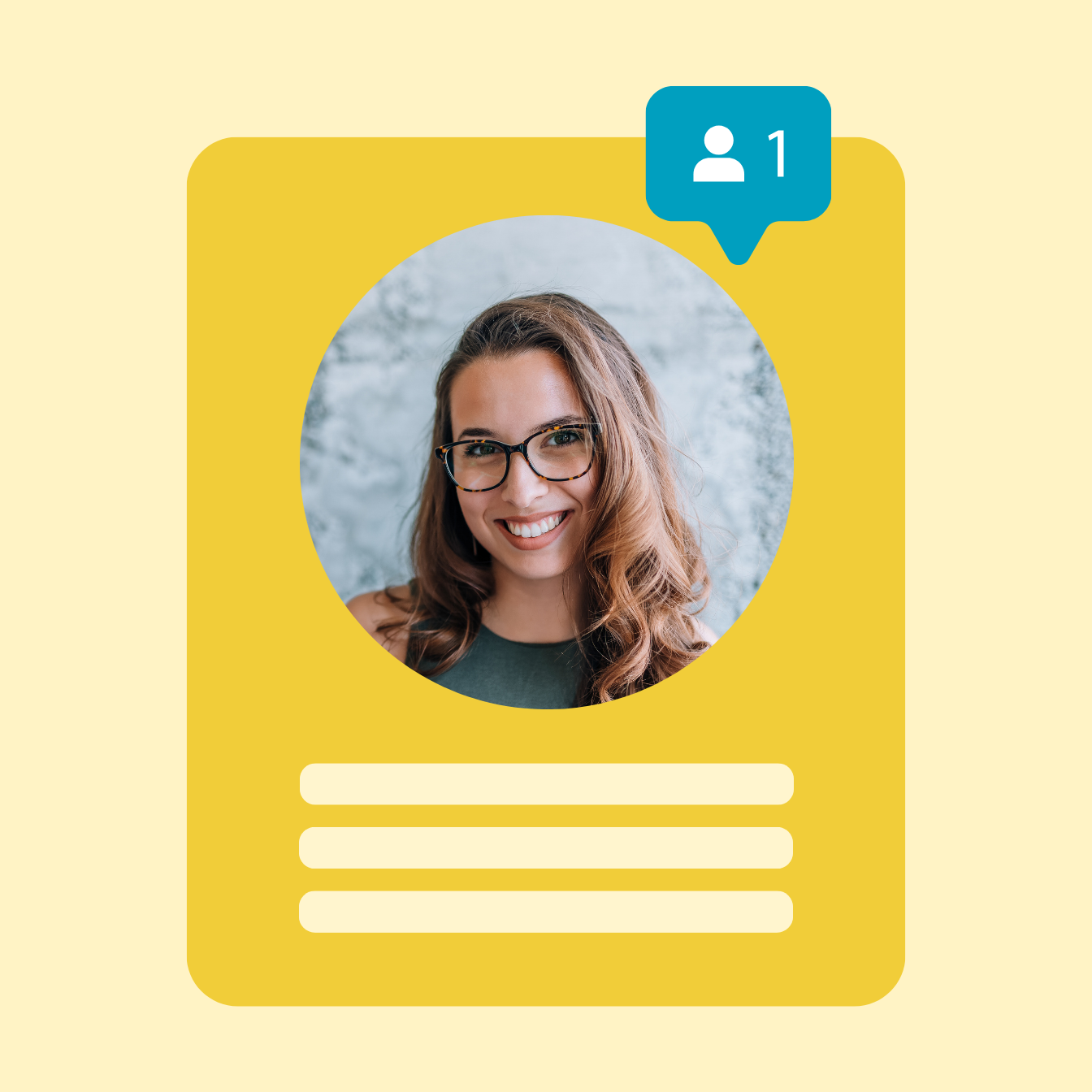 A link is pasted into a post, and is overlaid with cards showing other newsletters