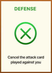 Defense card