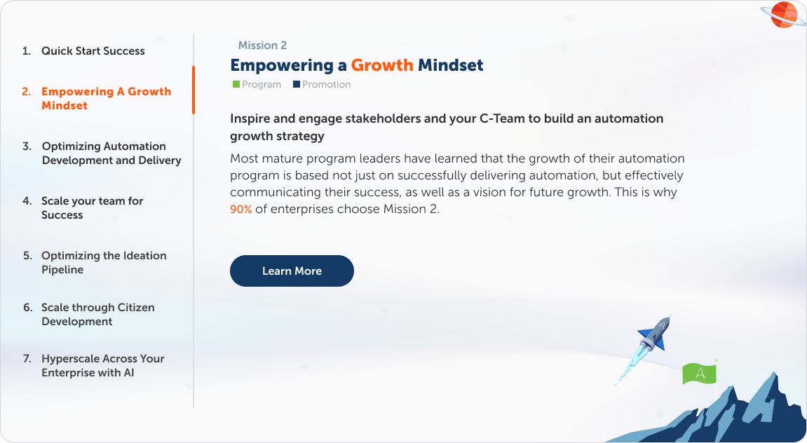 Assessment flow and mission assignment design