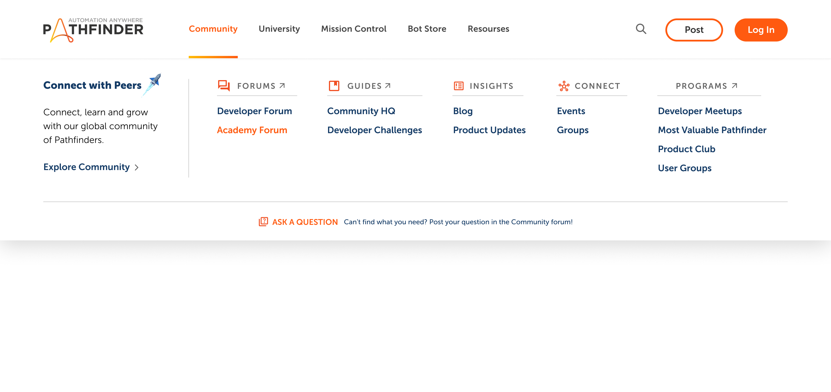 Unified navigation across all five Pathfinder products