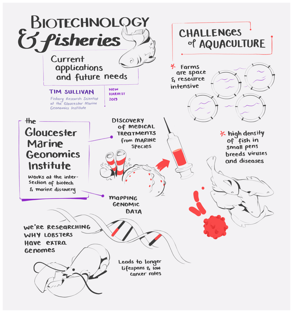 Illustrated notes from the 2019 New Harvest conference