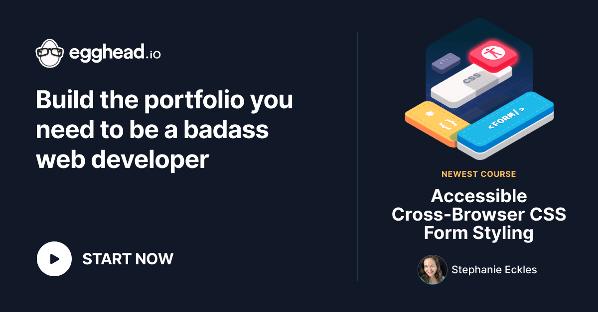 Build The Portfolio You Need To Be A Badass Web Developer Egghead Io Build The Portfolio You Need To Be A Badass Web Developer Egghead Io
