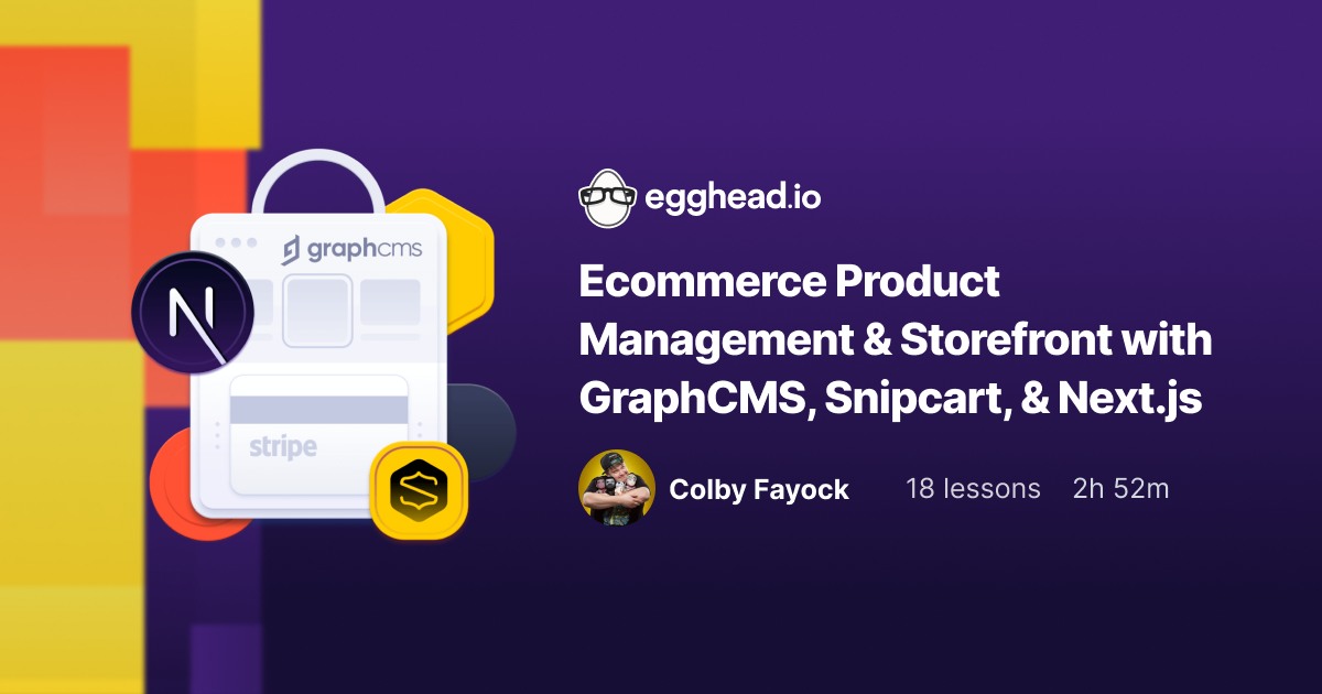 ECommerce Product Management & Storefront with GraphCMS, Snipcart ...