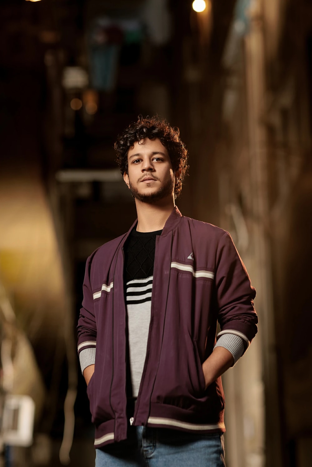 Retouched portrait of actor Ahmed Dash