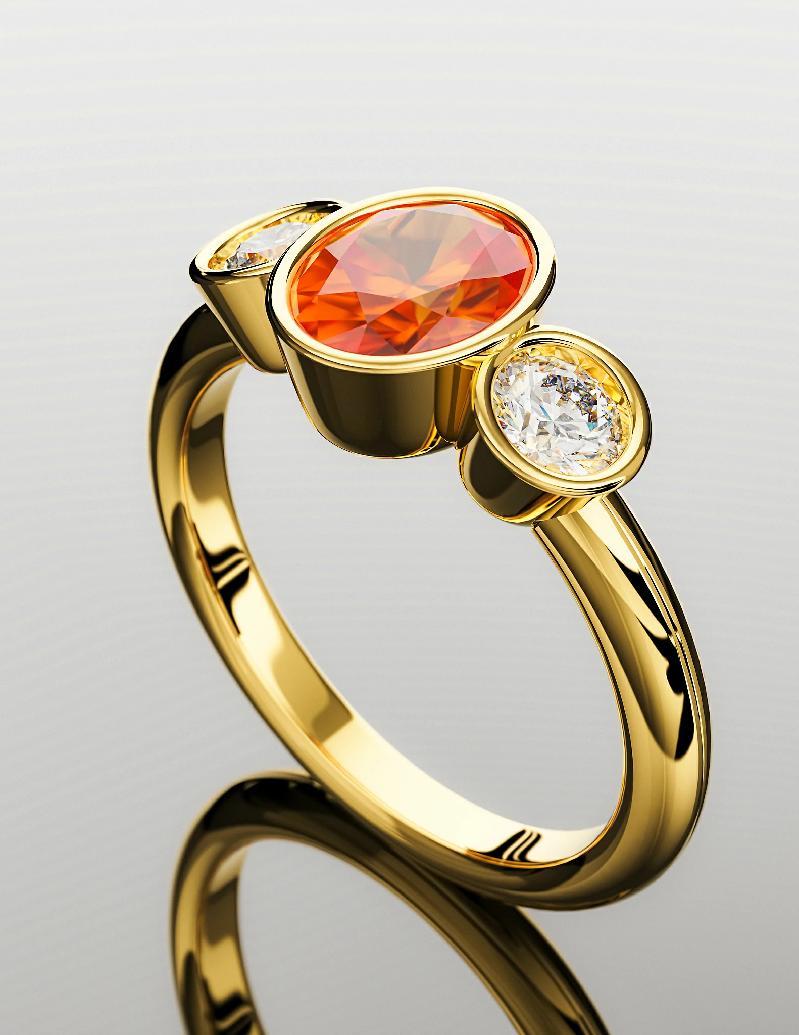 Gemstone Cluster Ring