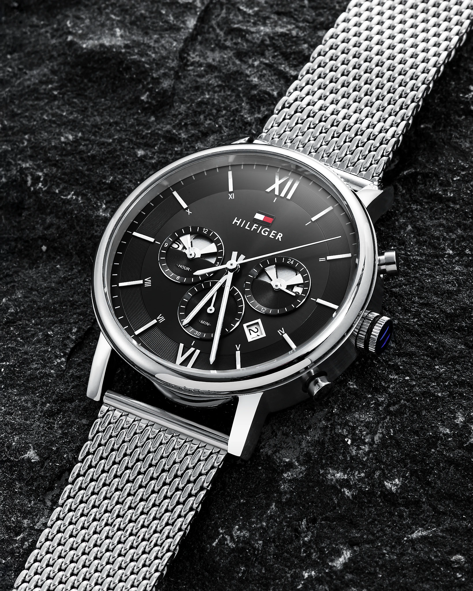 A clean product shot with professional retouching.
