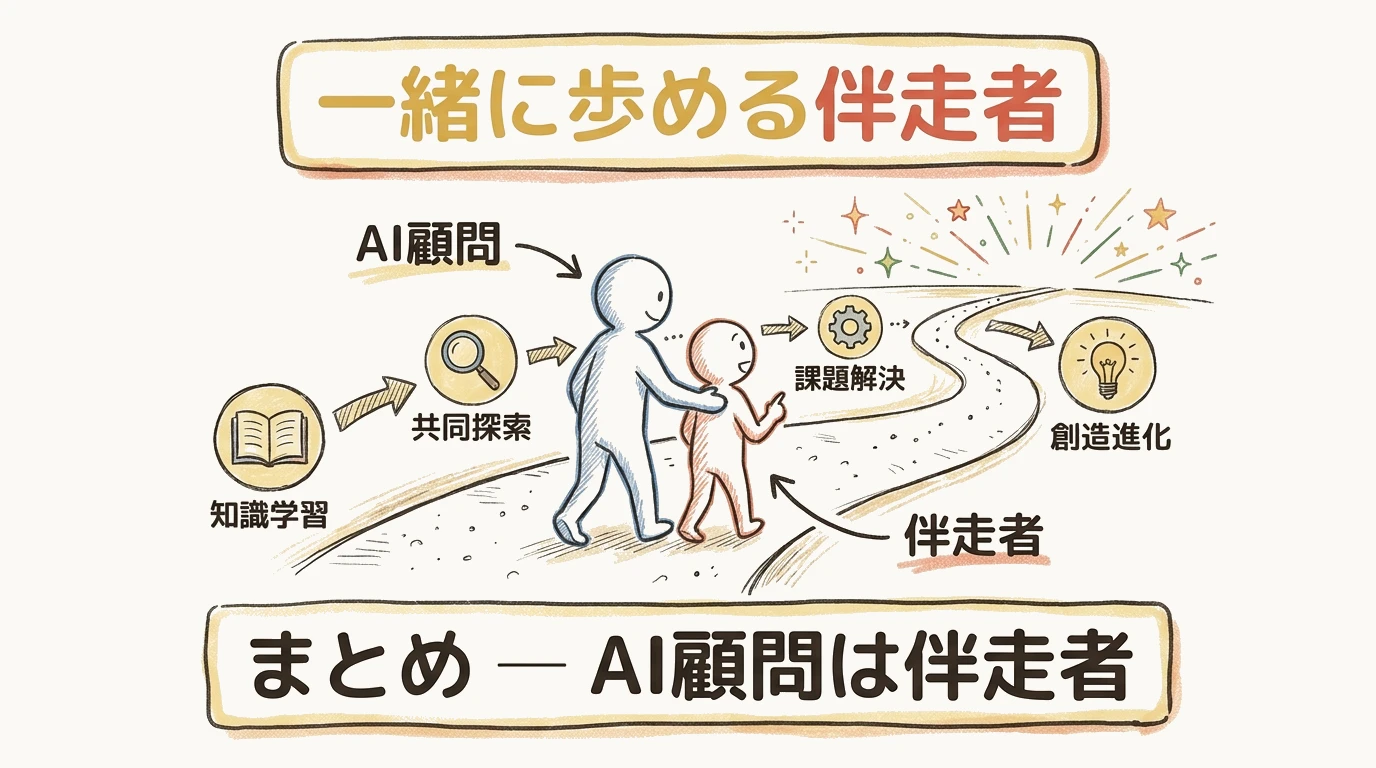 AI顧問は伴走者、二人三脚で歩む未来のグラレコ