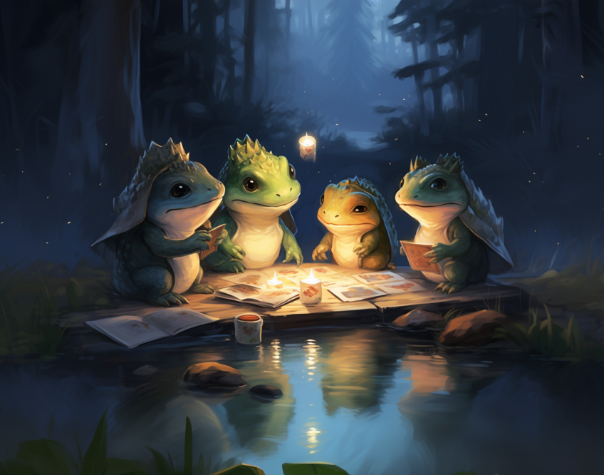 MTG playing friends