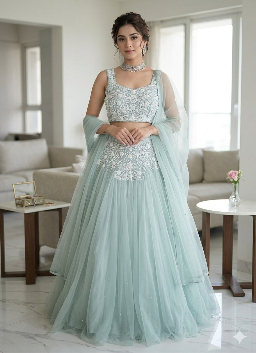 Sider Lehenga on Rent Ichalkaranji