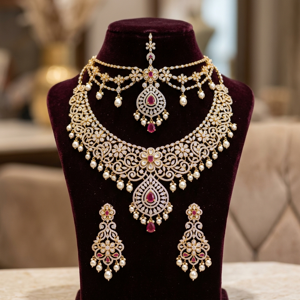 Bridal Jewellery Set on Rent