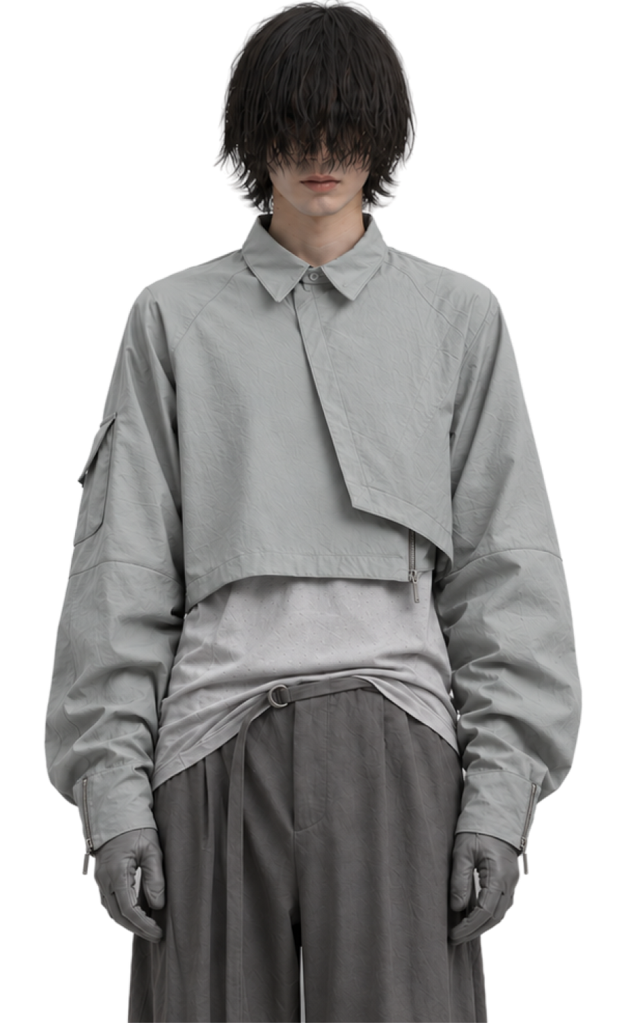 **** sum jacket &*3 on model