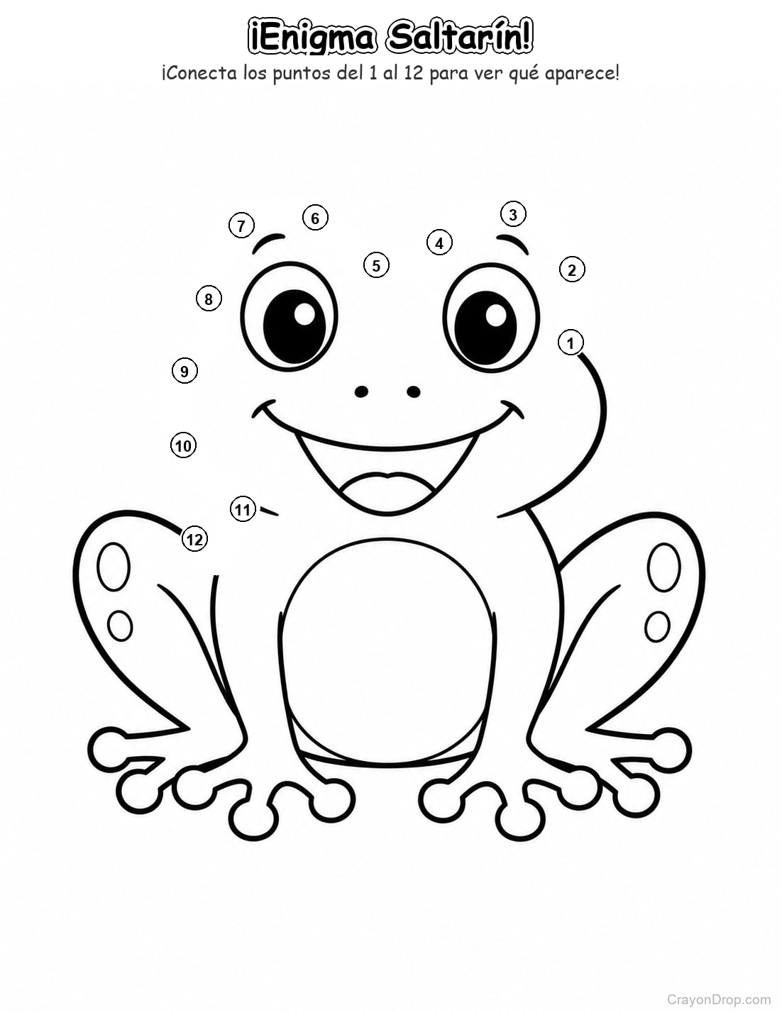 Ap Animals Connect Dots página para colorear