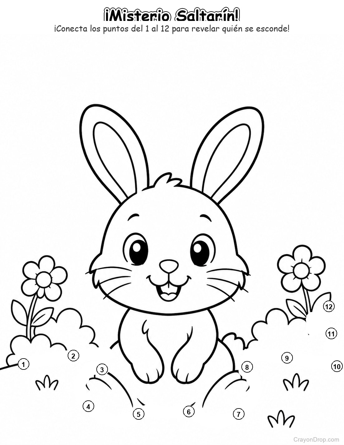 Ap Animals Connect Dots página para colorear