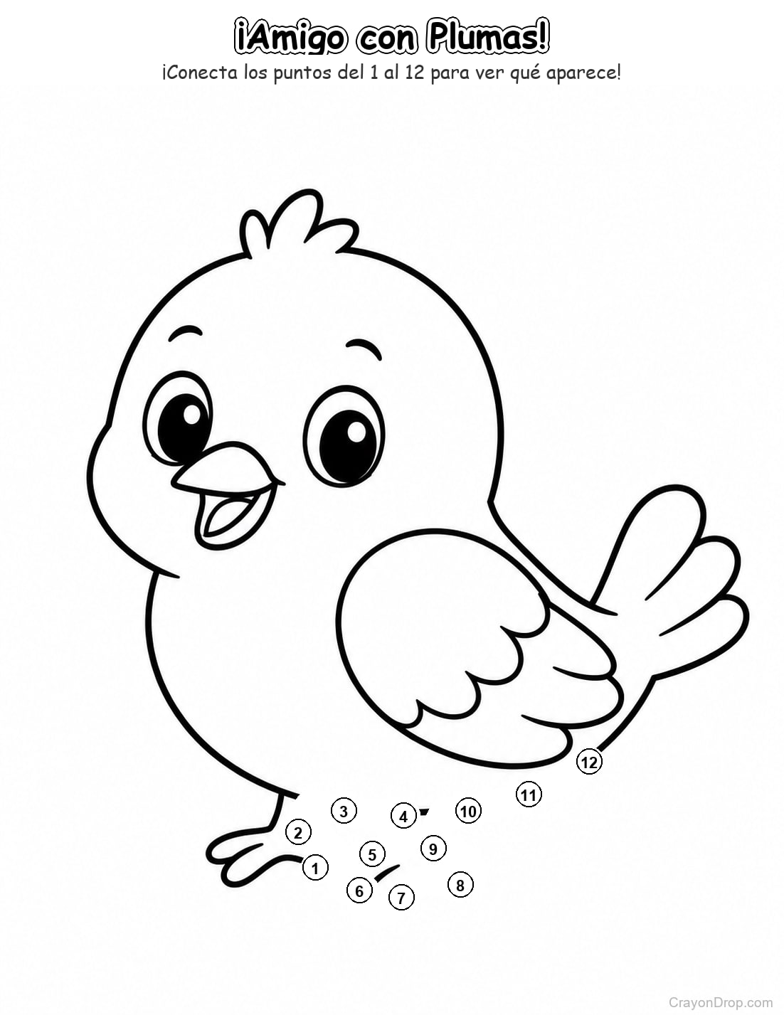 Ap Animals Connect Dots página para colorear