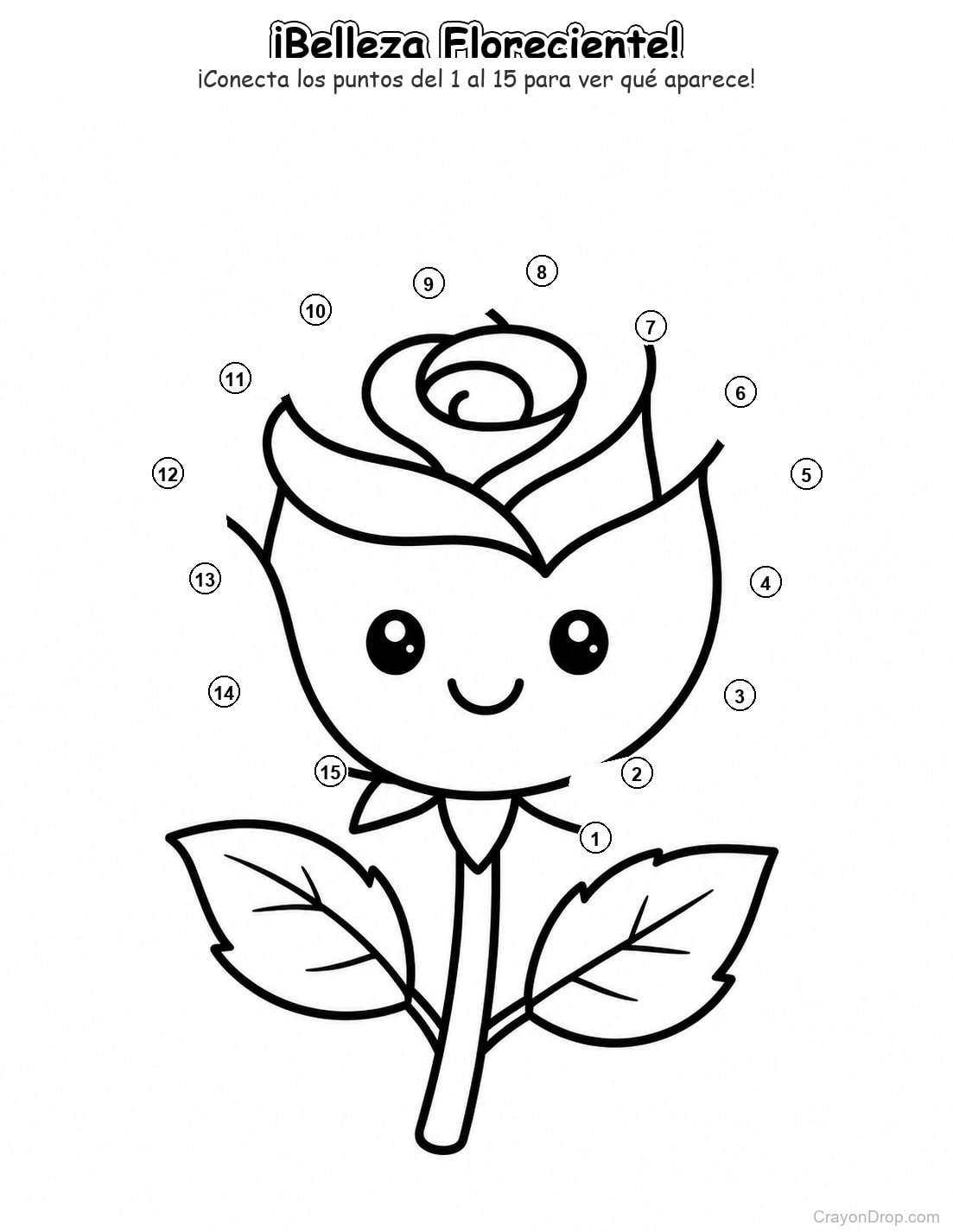 Ap Princess Connect Dots página para colorear