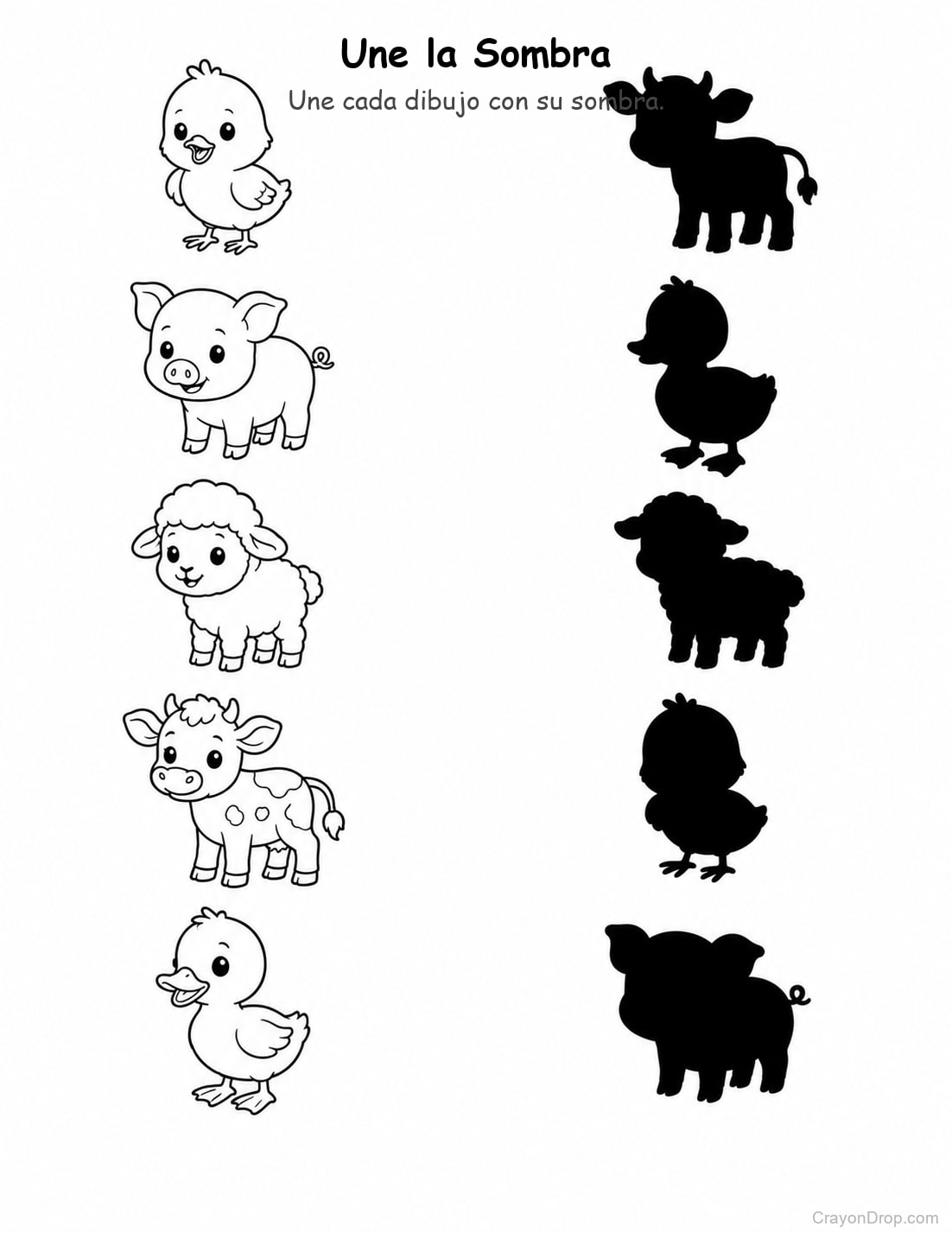 Ap Farm Shadow Match página para colorear