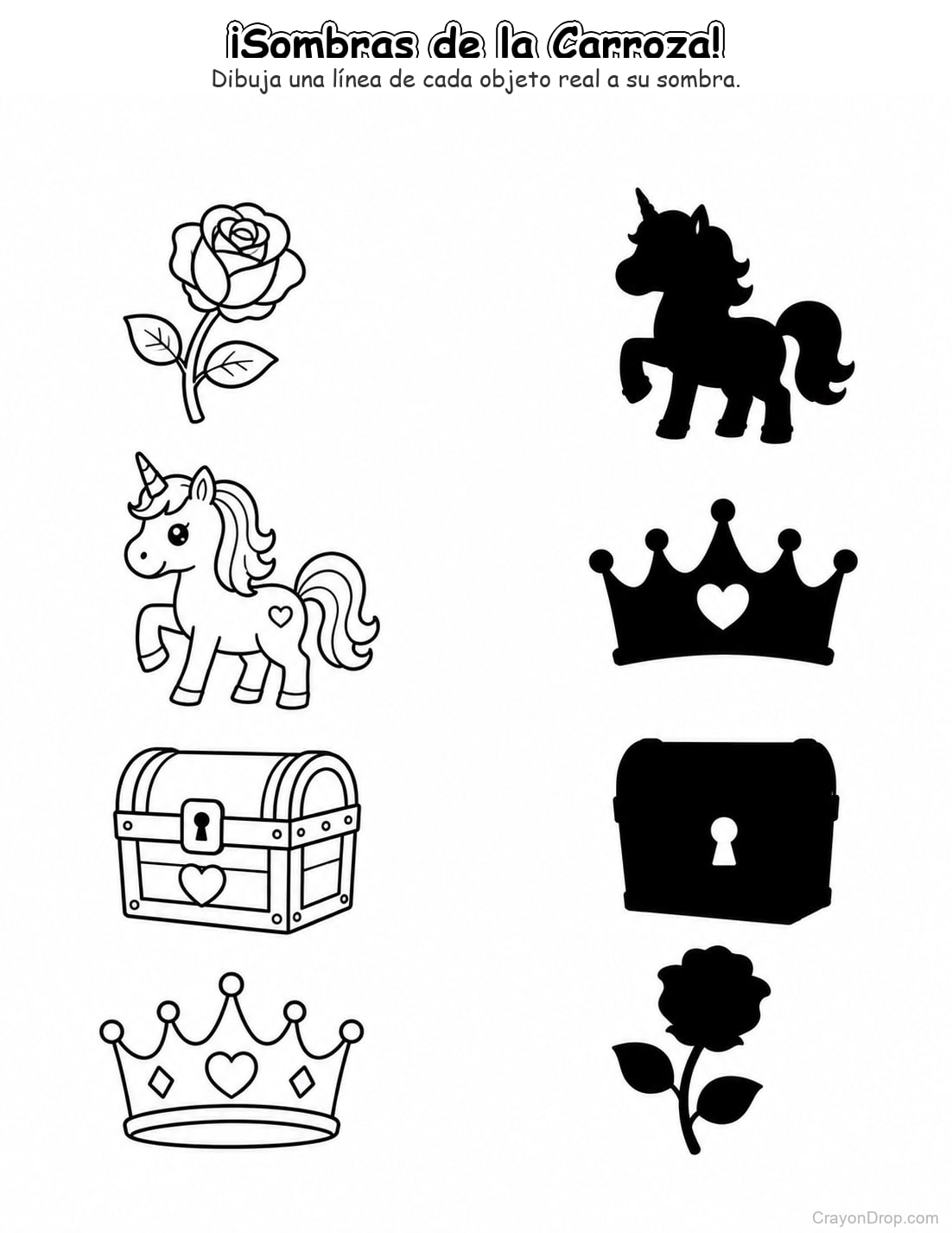 Ap Princess Shadow Match página para colorear