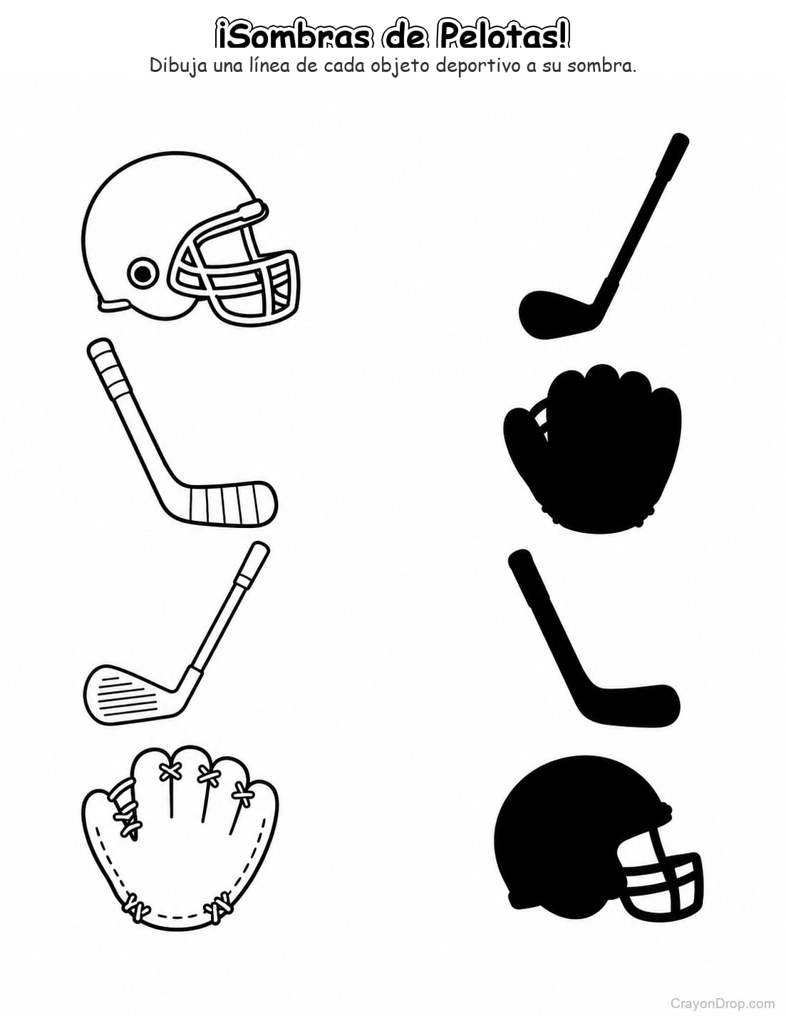 Ap Sports Shadow Match página para colorear