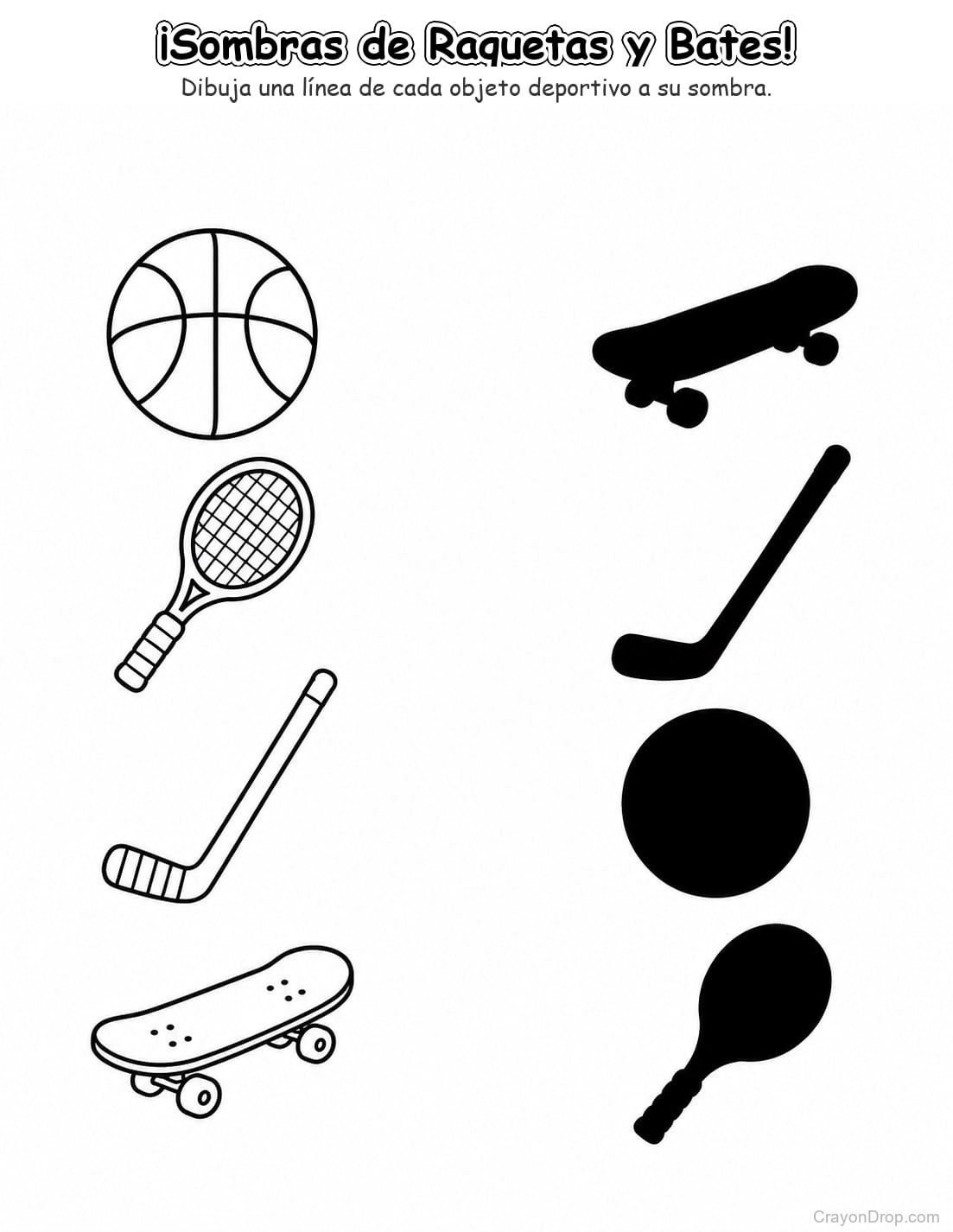 Ap Sports Shadow Match página para colorear