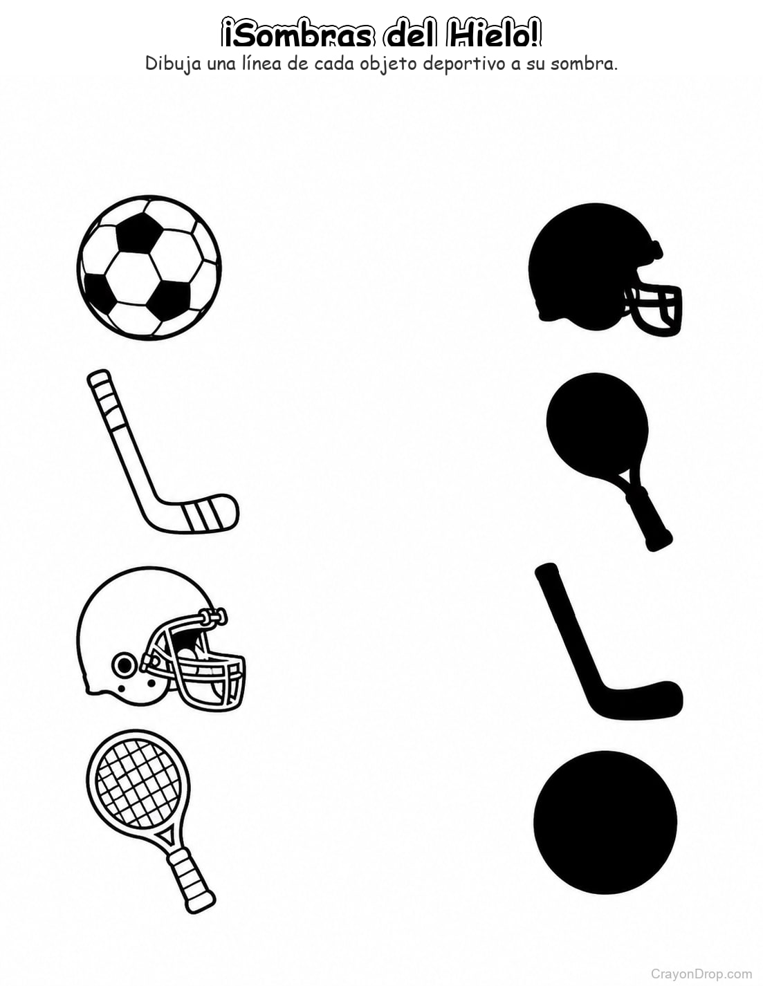 Ap Sports Shadow Match página para colorear