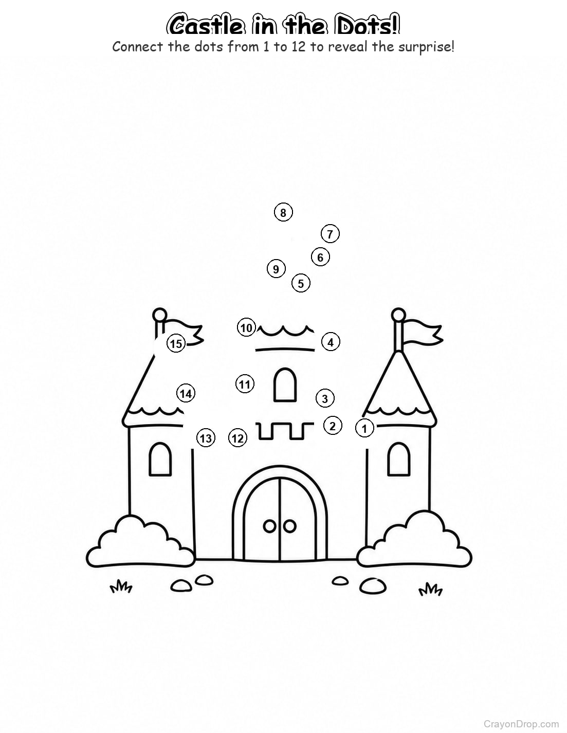 Ap Dragons Connect Dots coloring page