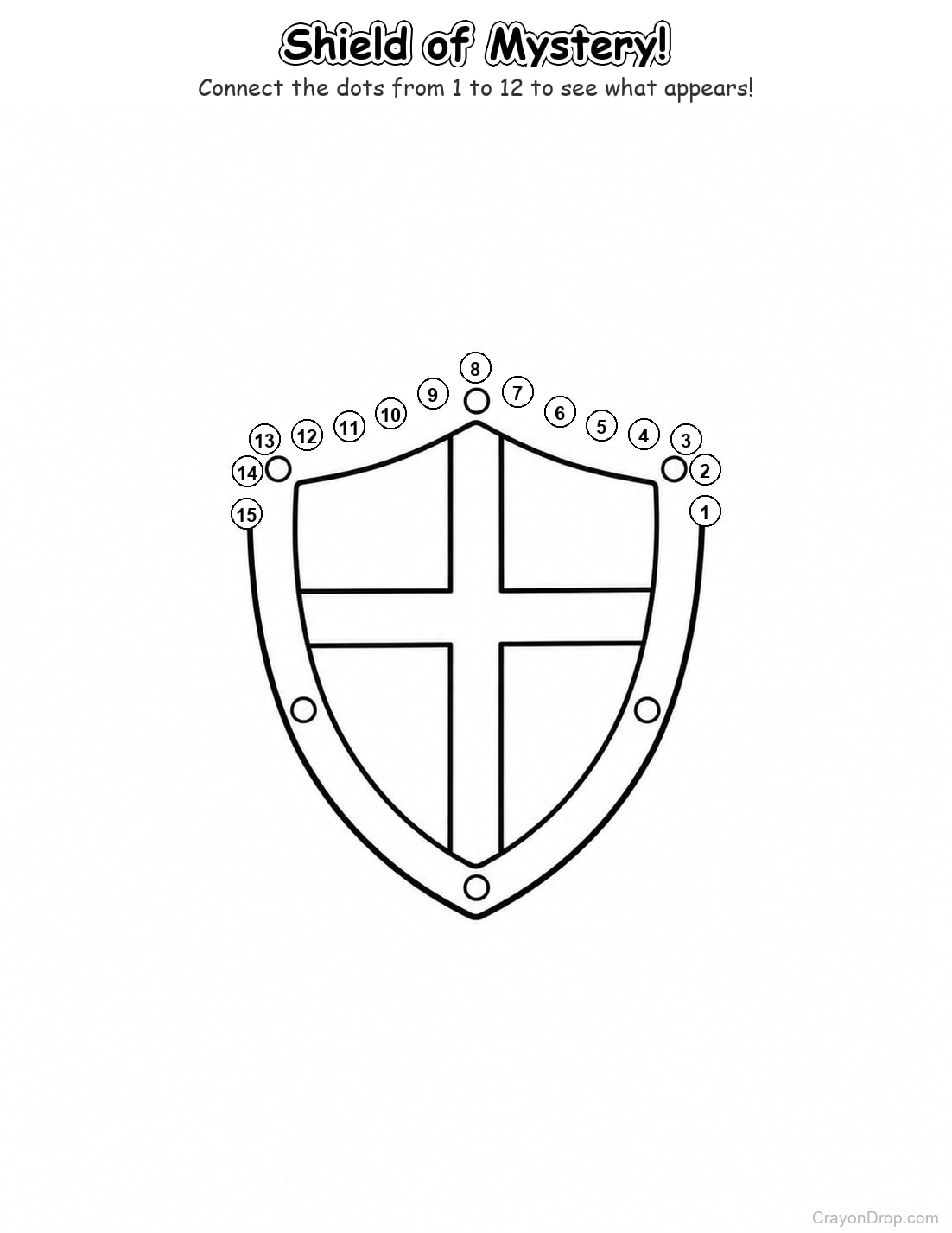 Ap Dragons Connect Dots coloring page