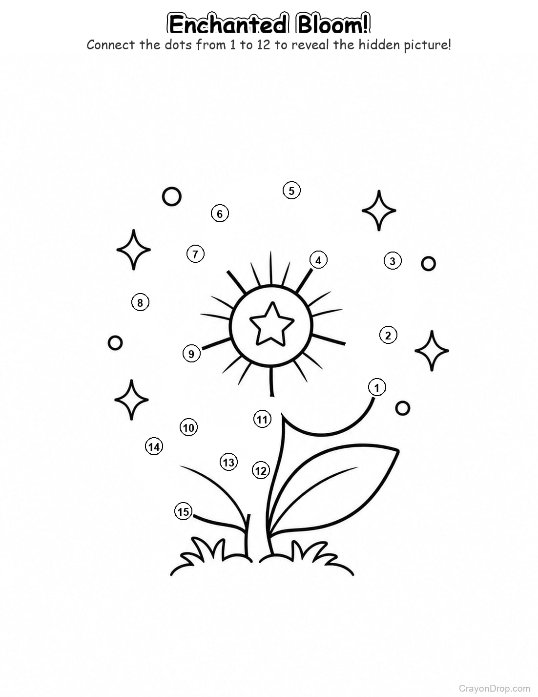 Ap Fairies Connect Dots coloring page