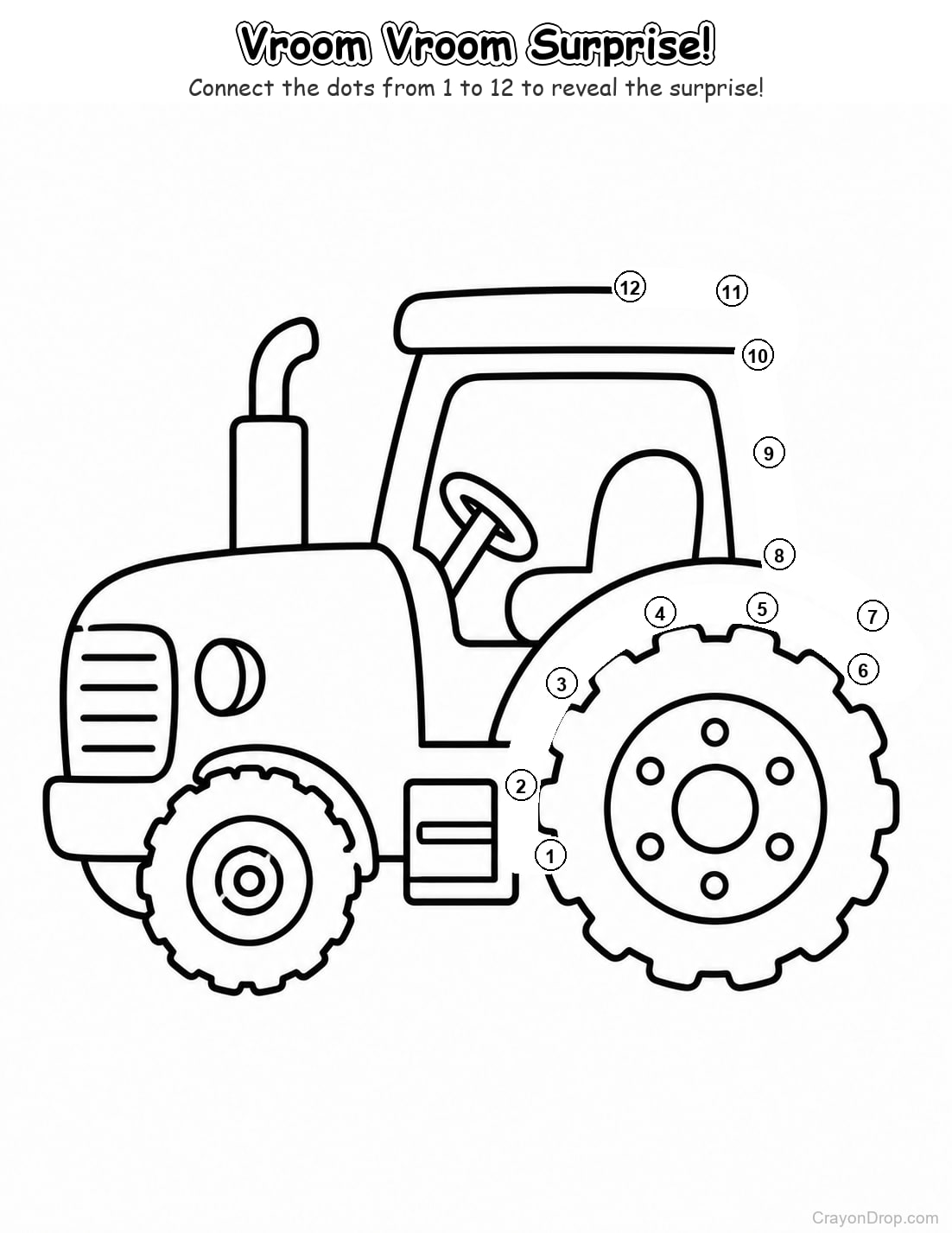 Ap Farm Connect Dots coloring page