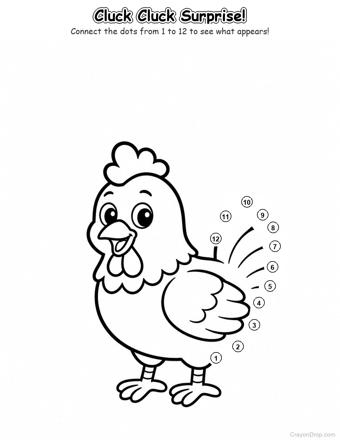 Ap Farm Connect Dots coloring page