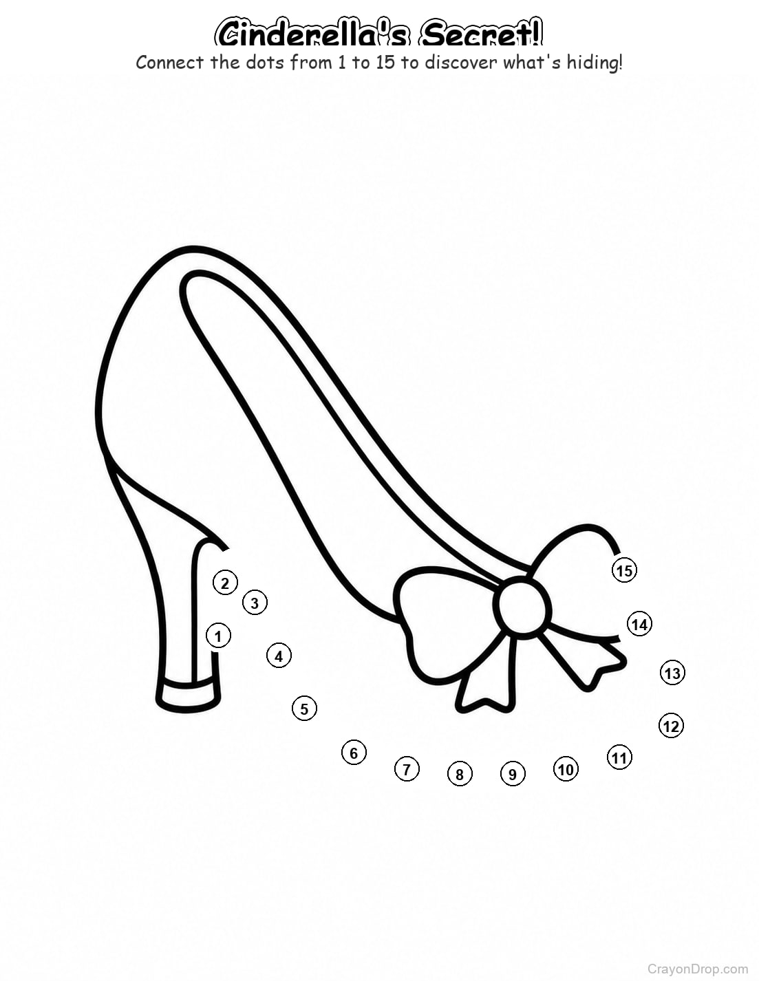 Ap Princess Connect Dots coloring page