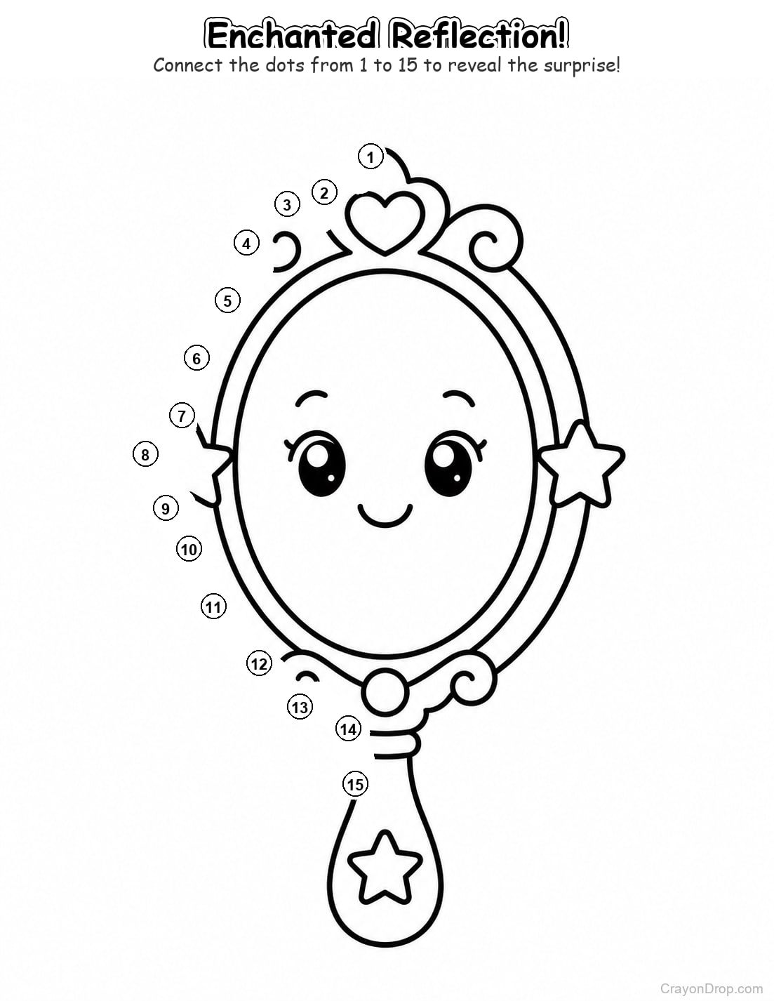Ap Princess Connect Dots coloring page