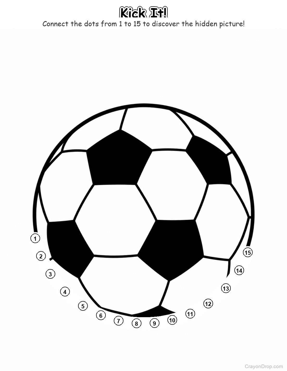 Ap Sports Connect Dots coloring page