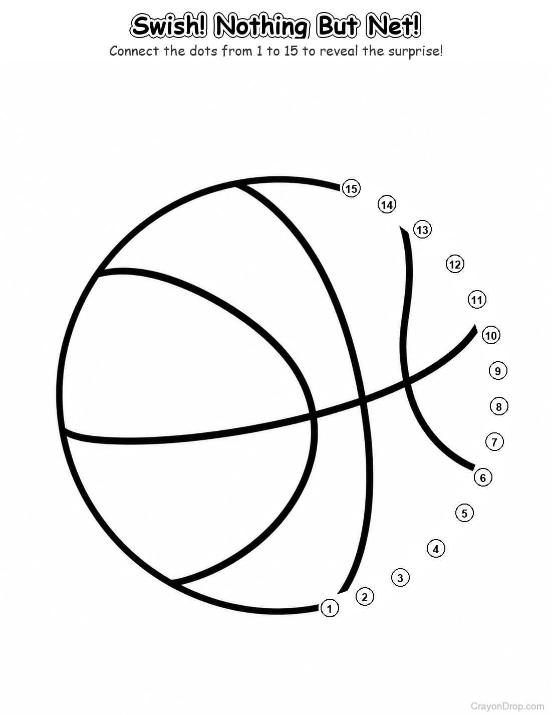 Ap Sports Connect Dots coloring page
