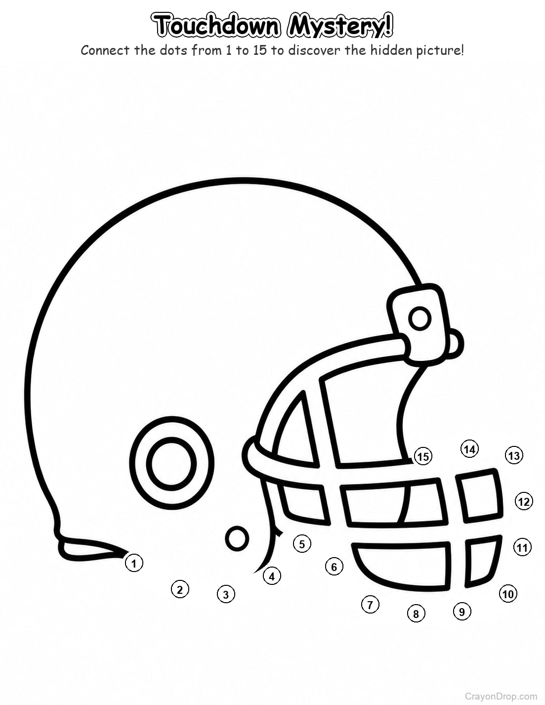 Ap Sports Connect Dots coloring page