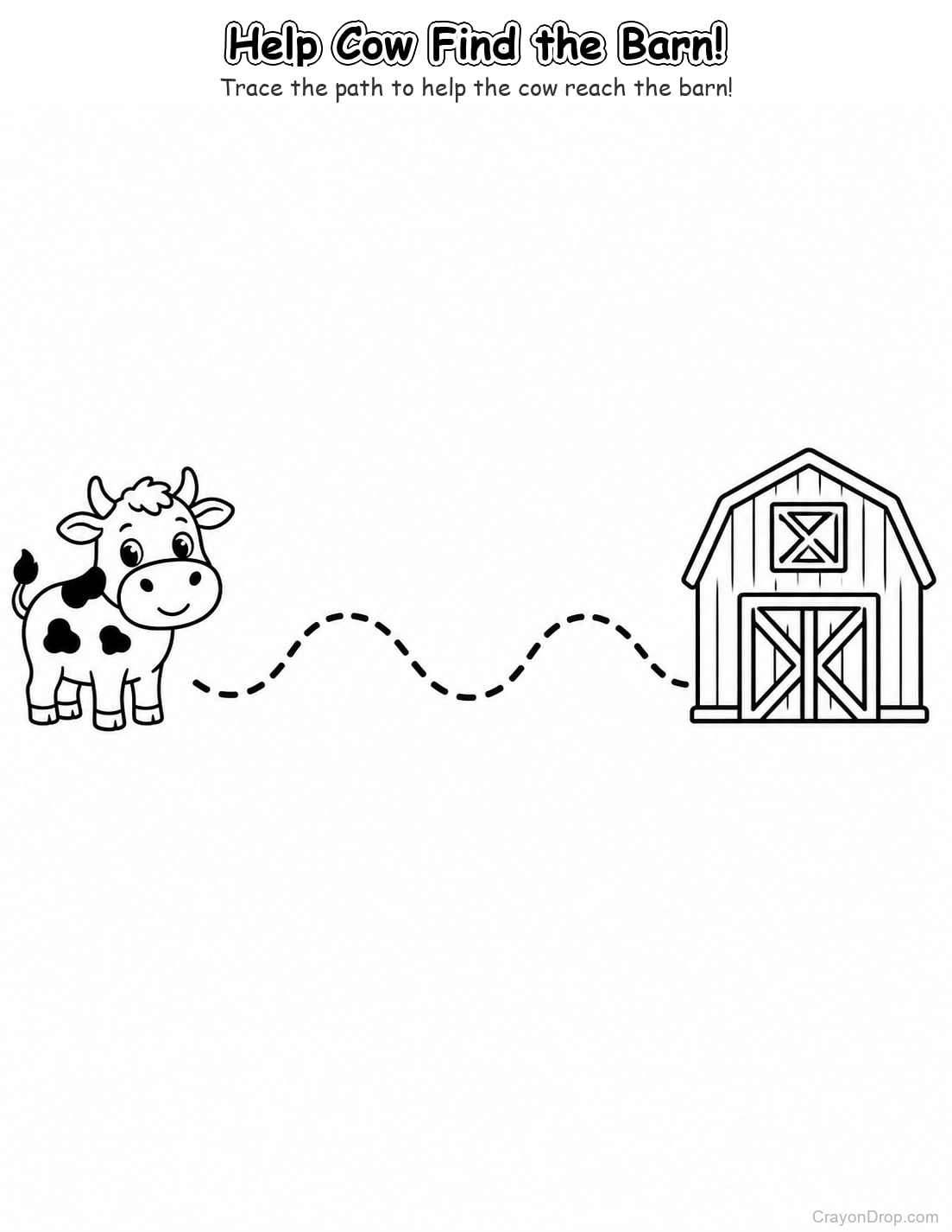Ap Farm Trace Path coloring page